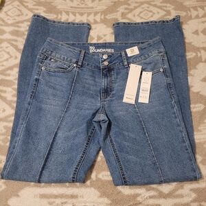 No Boundaries Women's Blue Boot Cut Jeans